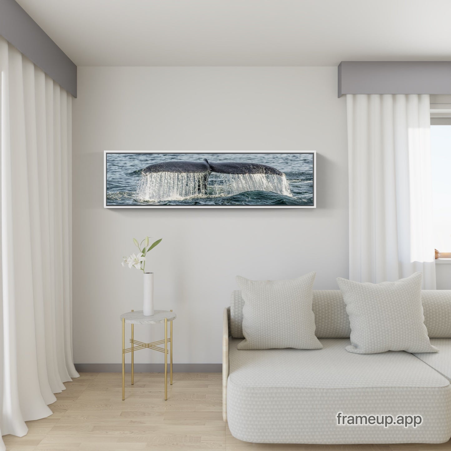 Humpback Whale Tail Pano 2