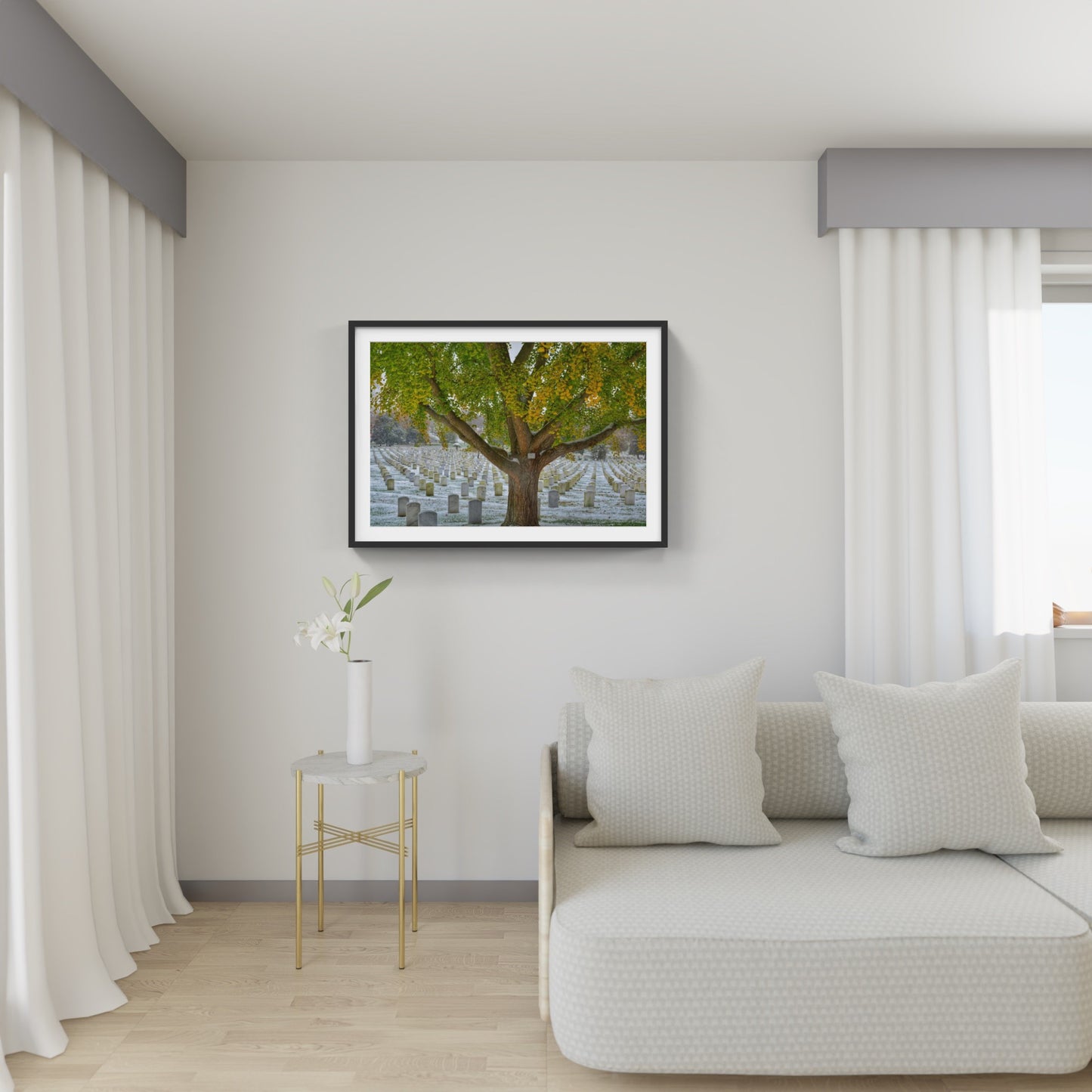 Arlington Cemetery Fall Snowstorm 4