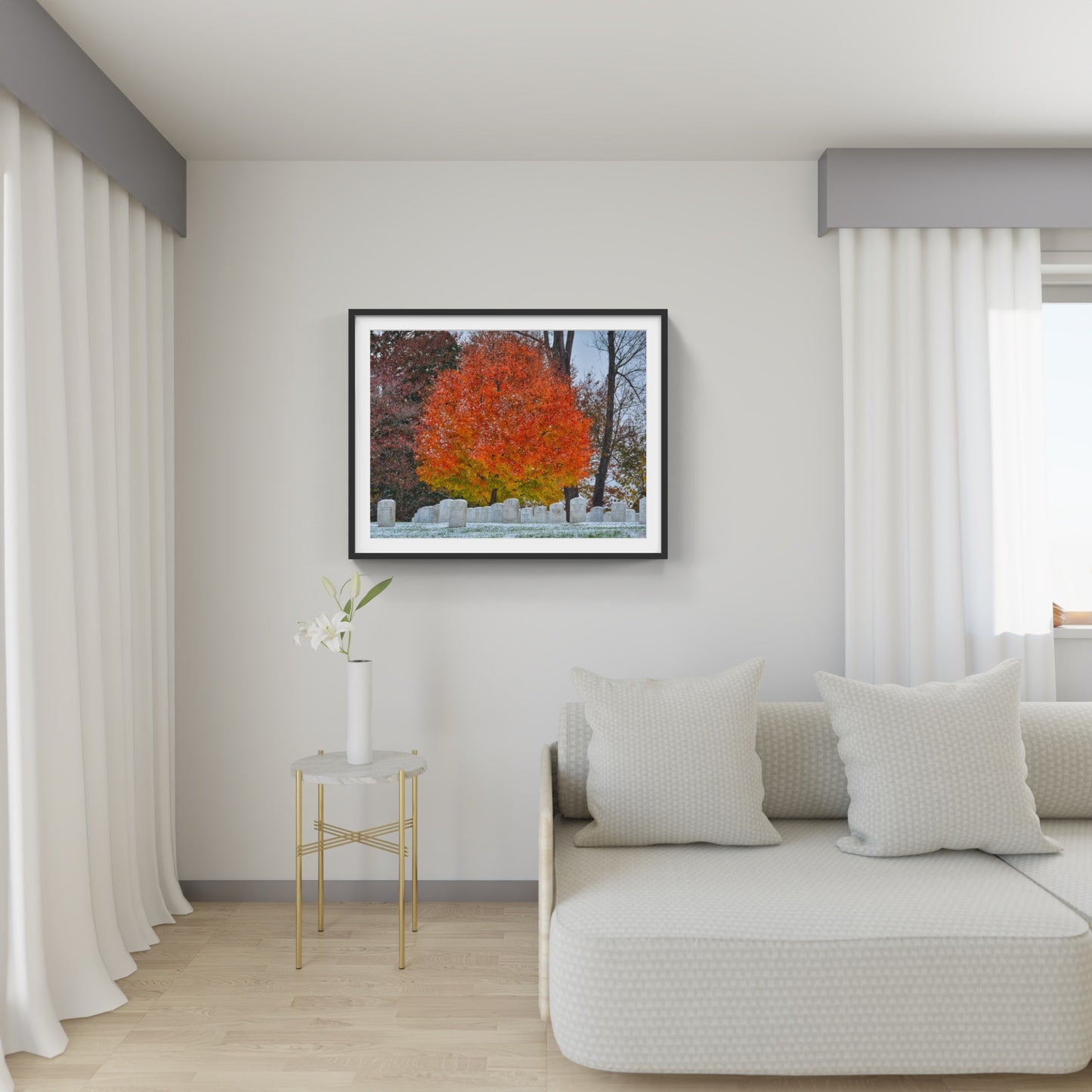 Arlington Cemetery Fall Snowstorm 7