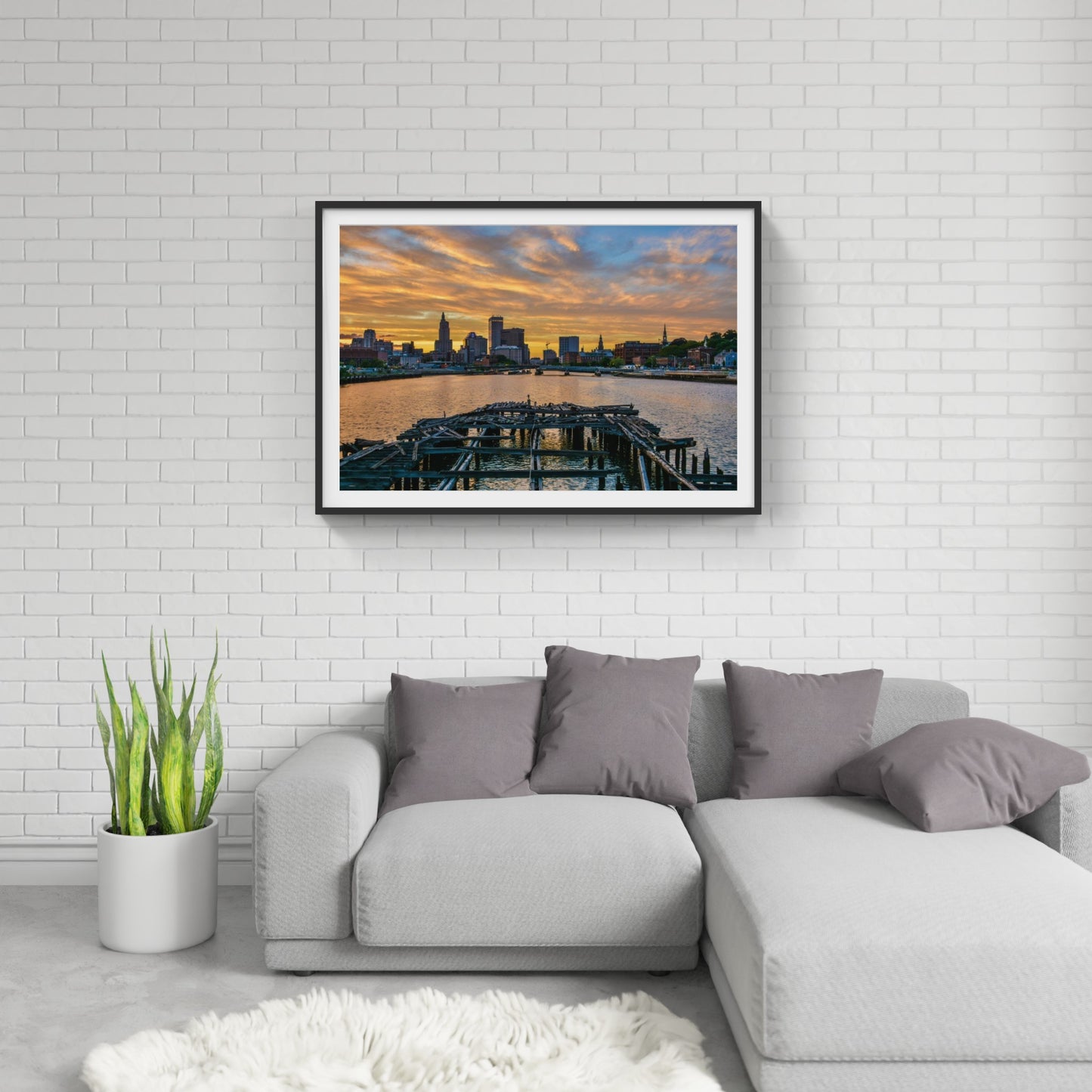 Providence Skyline Sunset 3