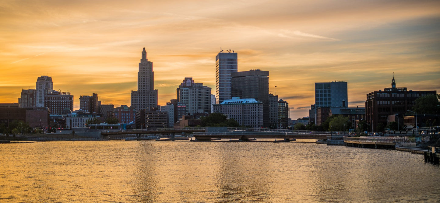 Providence Skyline Sunset 1